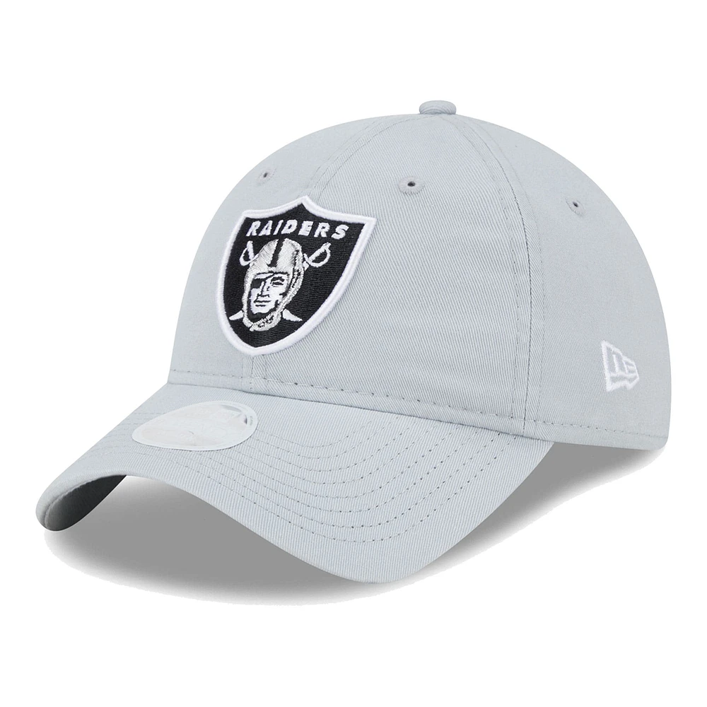 Casquette ajustable New Era Main Core Classic 2.0 9TWENTY pour femme des Las Vegas Raiders