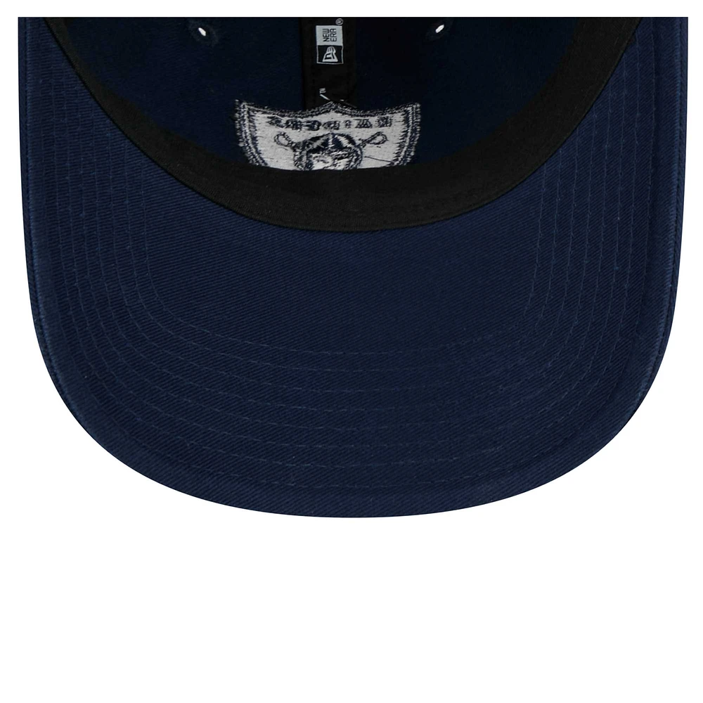 Casquette réglable 9TWENTY New Era pour femmes, bleu marine