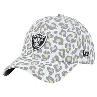 Casquette ajustable Active Leopard 9TWENTY des Las Vegas Raiders de New Era pour femme