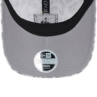 Women's New Era White Las Vegas Raiders Active Leopard 9TWENTY Adjustable Hat