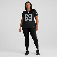 Maillot de match Nike Adam Butler noir des Las Vegas Raiders pour femme