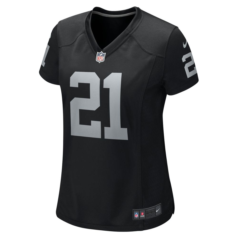 Women's Nike Amik Robertson Black Las Vegas Raiders Team Game Jersey
