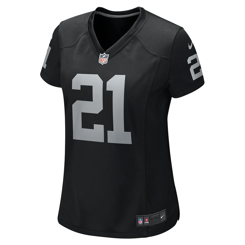 Women's Nike Amik Robertson Black Las Vegas Raiders Team Game Jersey