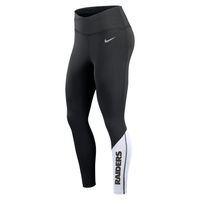 Women's Nike Black/White Las Vegas Raiders 7/8 Performance Leggings