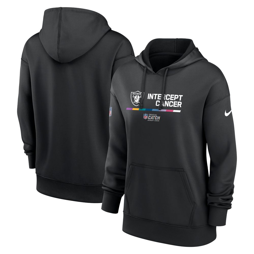 Nike Sideline Club (NFL Las Vegas Raiders) Women's Pullover Hoodie