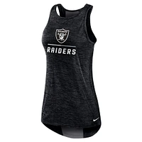 Women's Nike Black Las Vegas Raiders High Neck Performance Tank Top