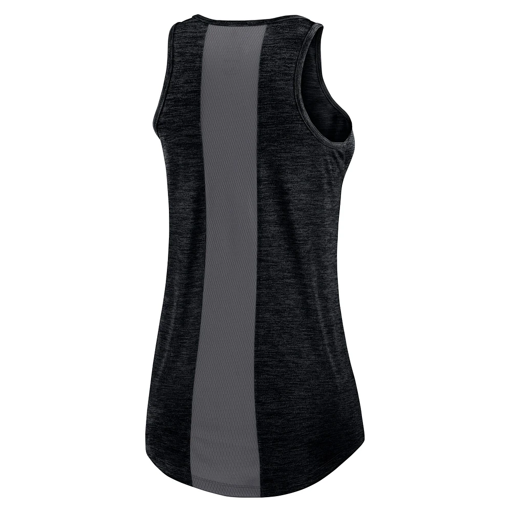 Women's Nike Black Las Vegas Raiders High Neck Performance Tank Top