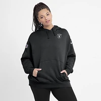 Women's Nike Black Las Vegas Raiders Sideline Club Fleece Pullover Hoodie