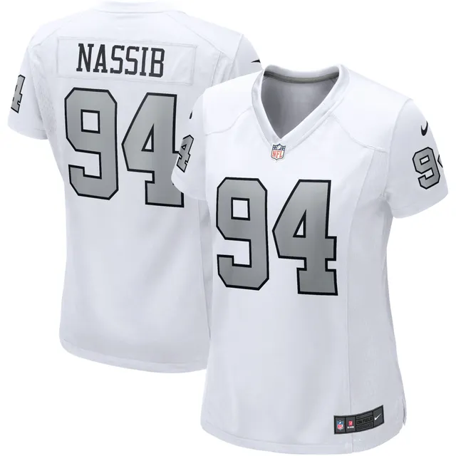 Men's Nike Josh Jacobs White Las Vegas Raiders Alternate Game Jersey