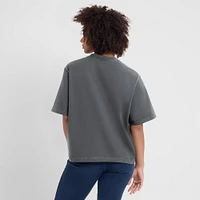 Women's Nike Charcoal Las Vegas Raiders Glory Arch Boxy T-Shirt