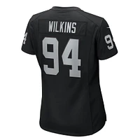 Women's Nike Christian Wilkins  Black Las Vegas Raiders Game Jersey