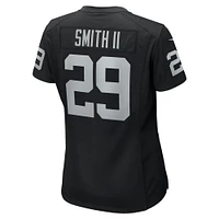 Women's Nike Christopher Smith II  Black Las Vegas Raiders Team Game Jersey