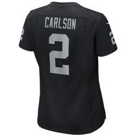 Women's Nike Daniel Carlson Black Las Vegas Raiders Game Player Jersey