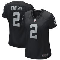 Women's Nike Daniel Carlson Black Las Vegas Raiders Game Player Jersey