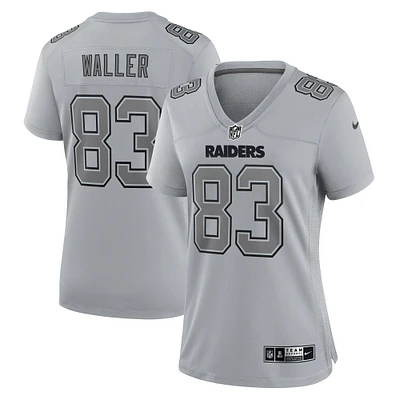 maillot Nike Darren Waller pour femme, gris, Las Vegas Raiders, Atmosphere Fashion Game,