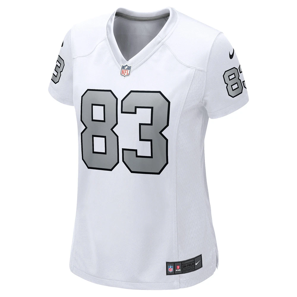 Maillot de joueur Nike Darren Waller pour femme, blanc, Las Vegas Raiders