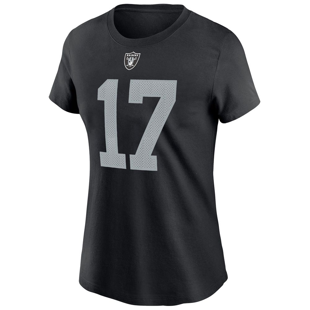 Women's Nike Davante Adams Las Vegas Raiders Player Name & Number T-Shirt