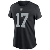 Women's Nike Davante Adams Las Vegas Raiders Player Name & Number T-Shirt