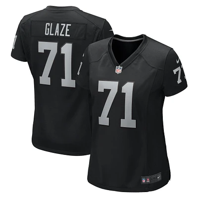 Women's Nike DJ Glaze  Black Las Vegas Raiders Game Jersey