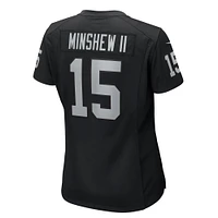 Women's Nike Gardner Minshew II  Black Las Vegas Raiders Game Jersey