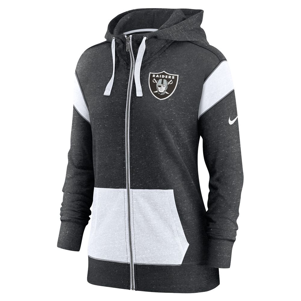 Nike Women's Team (NFL Las Vegas Raiders) Pullover Hoodie in Grey, Size: Small | NKZE07F8D-06G