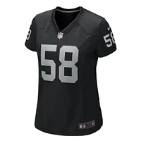 Women's Nike Jackson Powers-Johnson  Black Las Vegas Raiders Game Jersey