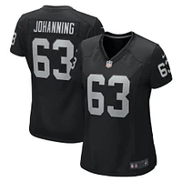 Women's Nike Jake Johanning  Black Las Vegas Raiders Game Jersey