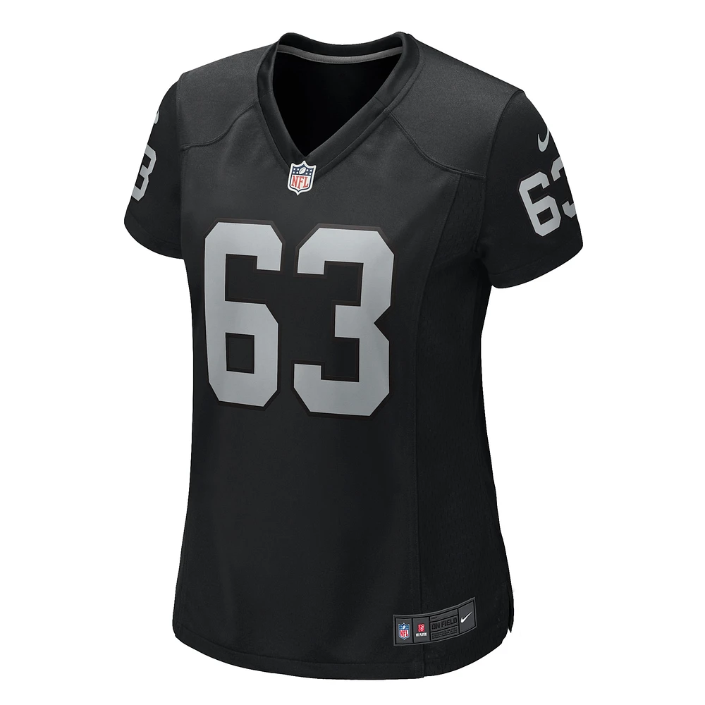 Women's Nike Jake Johanning  Black Las Vegas Raiders Game Jersey