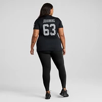 Women's Nike Jake Johanning  Black Las Vegas Raiders Game Jersey