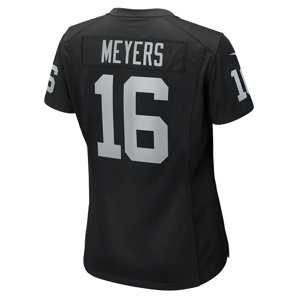 Women's Nike Jakobi Meyers Black Las Vegas Raiders Game Player Jersey