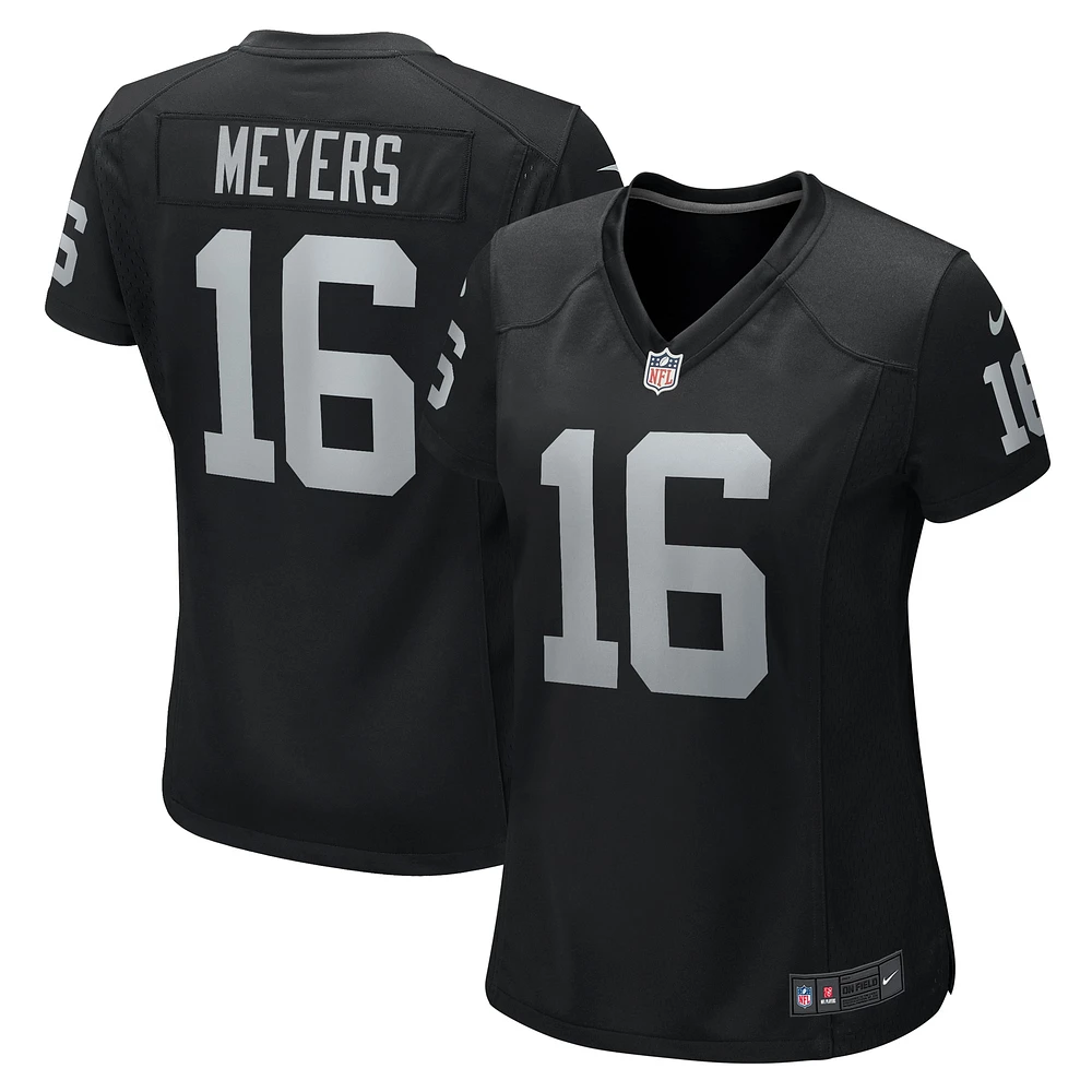 Women's Nike Jakobi Meyers Black Las Vegas Raiders Game Player Jersey