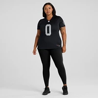 Maillot de match l'équipe Nike Las Vegas Raiders noir pour femme