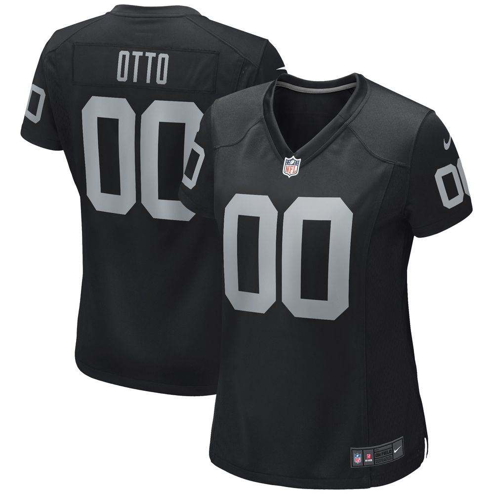 Women's Nike Jim Otto Black Las Vegas Raiders Game Retired Player Jersey