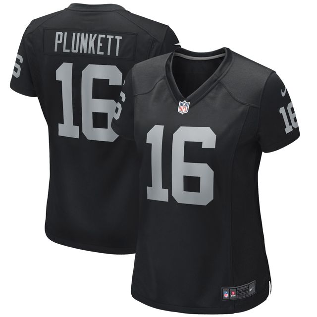 Maillot de joueur retraité Nike Jim Plunkett pour femme des Las Vegas Raiders Game noir