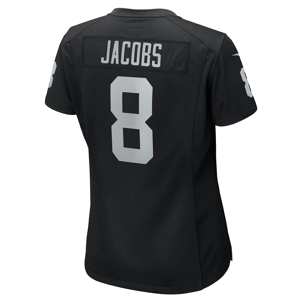 Women's Nike Josh Jacobs Black Las Vegas Raiders Game Player Jersey