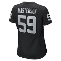 Women's Nike Luke Masterson Black Las Vegas Raiders Game Player Jersey