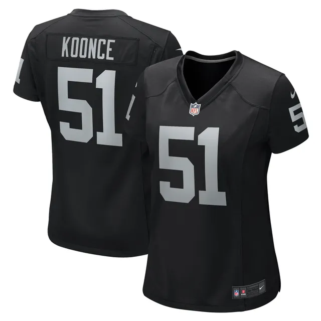 Las Vegas Raiders Nike Game Road Jersey - White - Johnathan Abram