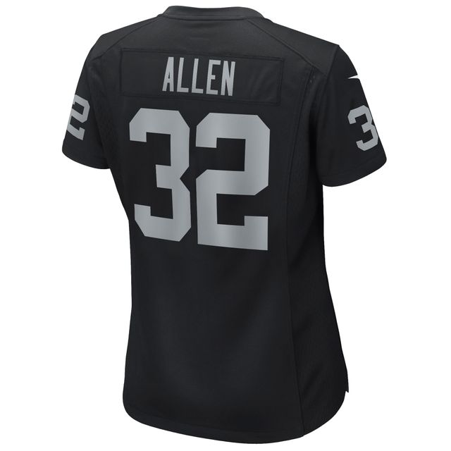 Maillot de joueur retraité Nike Marcus Allen pour femme, noir, Las Vegas Raiders Game