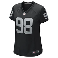 Women's Nike Maxx Crosby Black Las Vegas Raiders Jersey