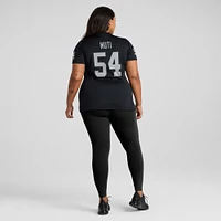 Women's Nike Netane Muti  Black Las Vegas Raiders Team Game Jersey