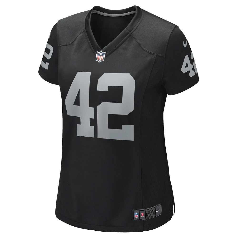 Women's Nike Ronnie Lott Black Las Vegas Raiders Game Retired Player Jersey