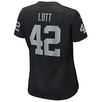 Women's Nike Ronnie Lott Black Las Vegas Raiders Game Retired Player Jersey