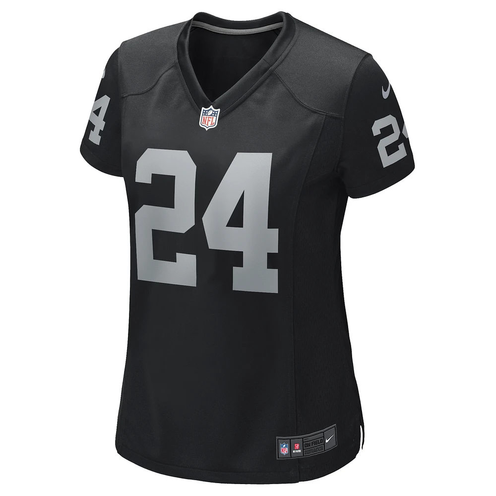 Women's Nike Willie Brown Black Las Vegas Raiders Game Retired Player Jersey