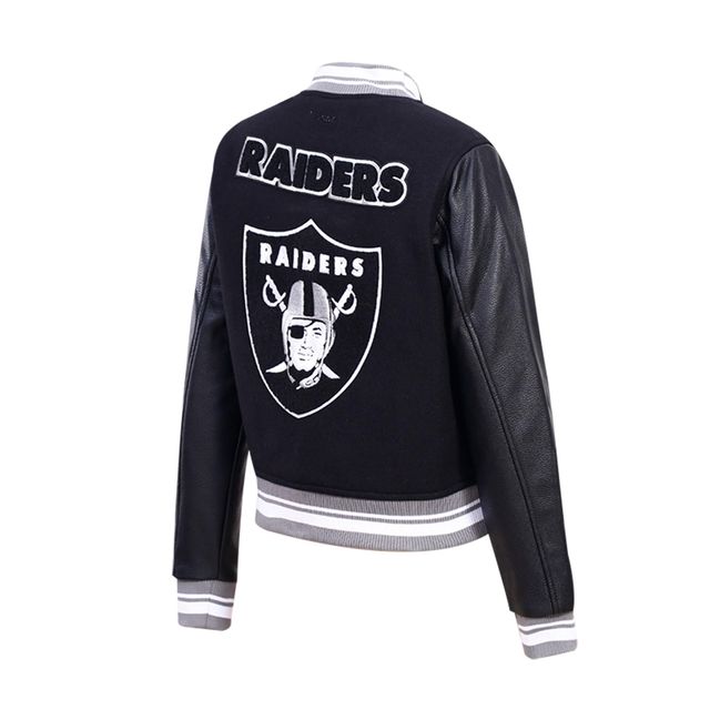 raiders wool jacket