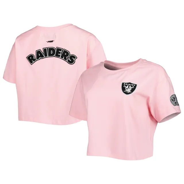 Women's Dallas Cowboys Pro Standard Pink Cropped Boxy T-Shirt