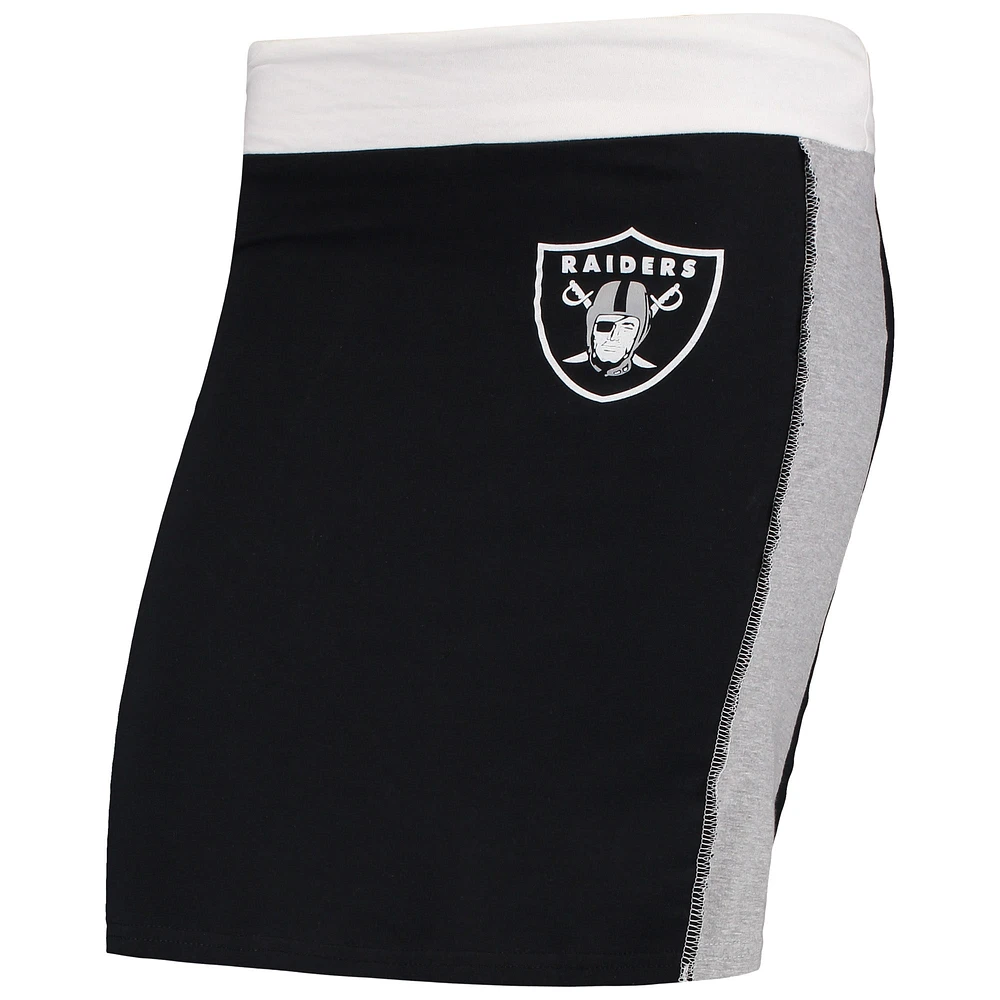 Lids Las Vegas Raiders Refried Apparel Women's Sustainable Short Skirt -  Black