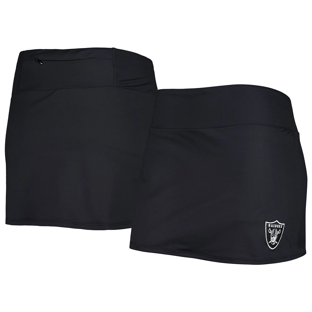 Jupe-short de bain à enfiler Tommy Bahama Black Las Vegas Raiders Pearl pour femmes