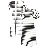 Robe rayée Jovanna Tri-Blend des Raiders de Las Vegas Tommy Bahama pour femme, blanche