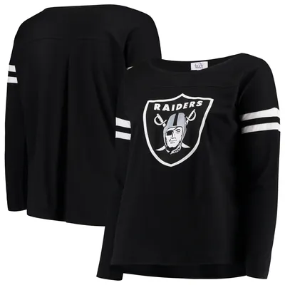 Las Vegas Raiders Touch Women's Plus Size Free Agent Long Sleeve T