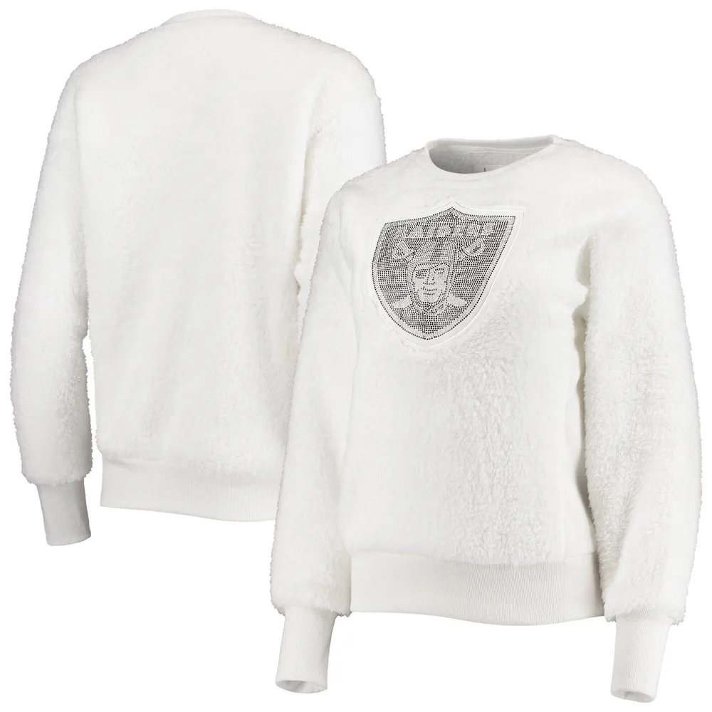 Lids Las Vegas Raiders Touch Women's Milestone Tracker Pullover Sweatshirt  - White